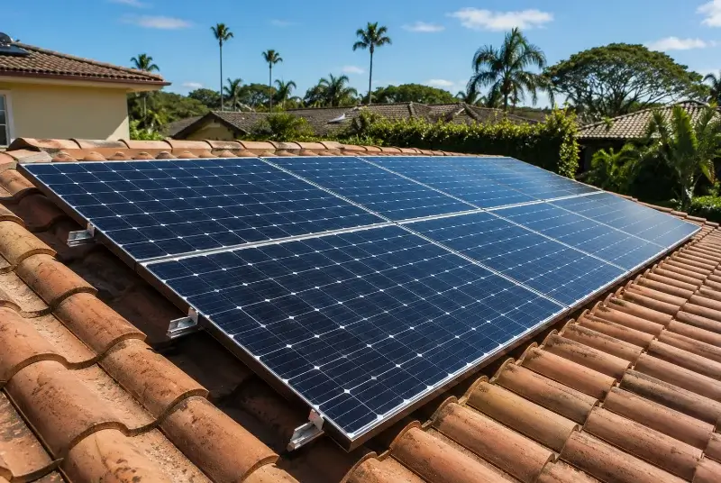 Installation de panneaux solaires à la Chapelle-Fleurigné